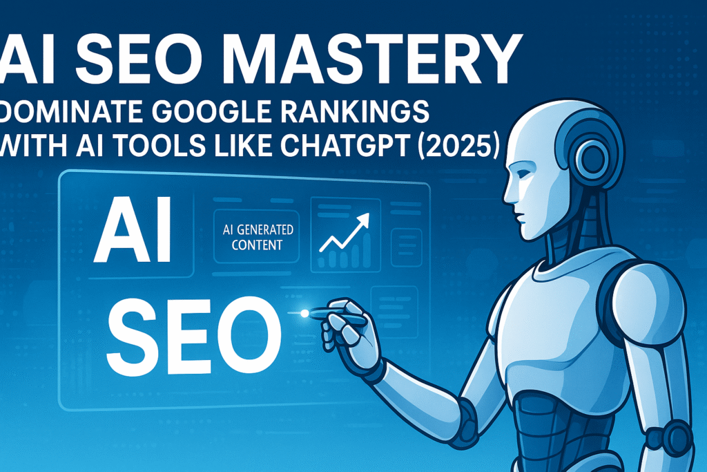 AI SEO Mastery Dominate Google Rankings with AI Tools like ChatGPT (2025)