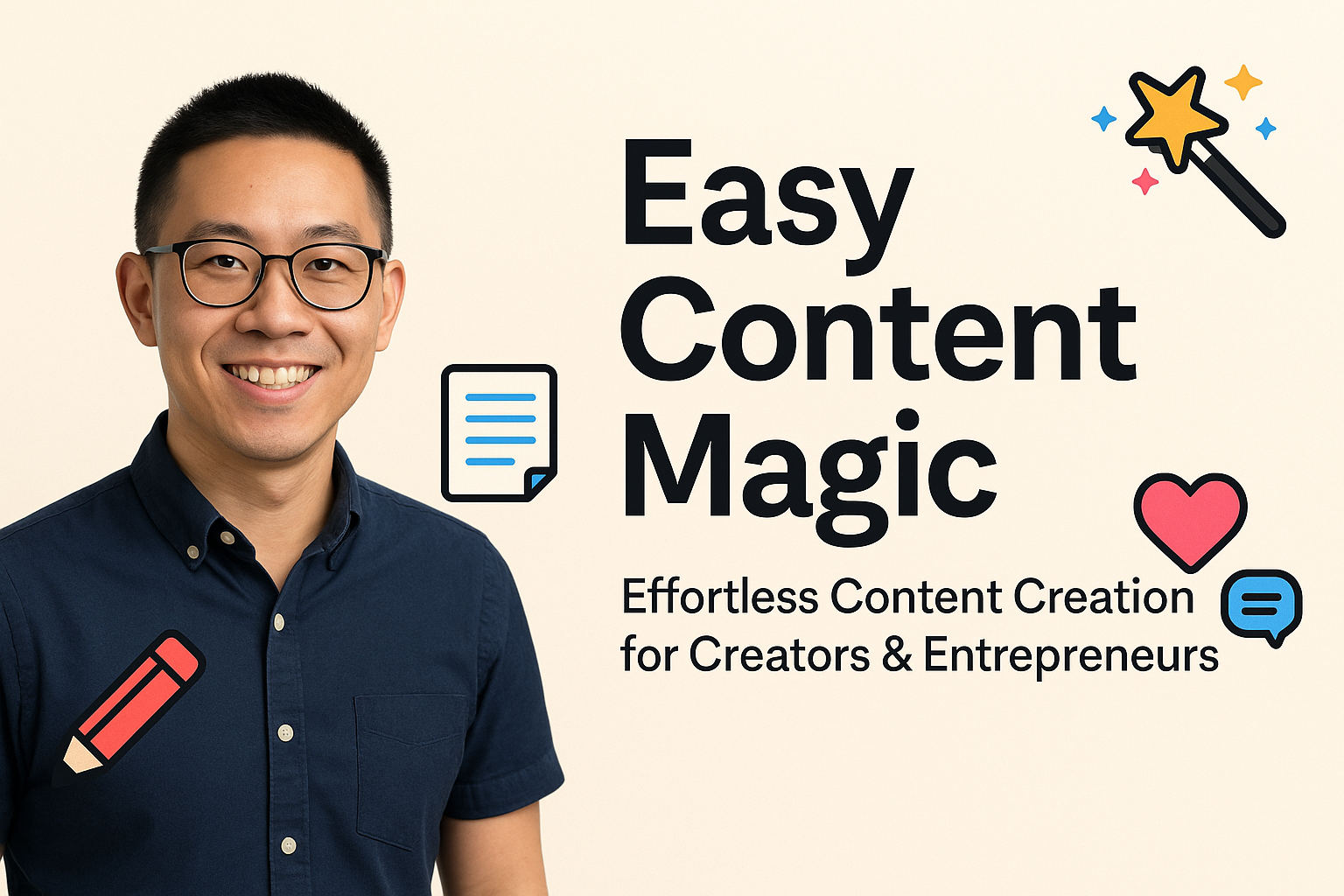 Easy Content Magic – Effortless Content Creation Course for Entrepreneurs & Creators