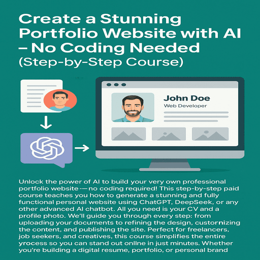 No Code Portfolio Website with AI